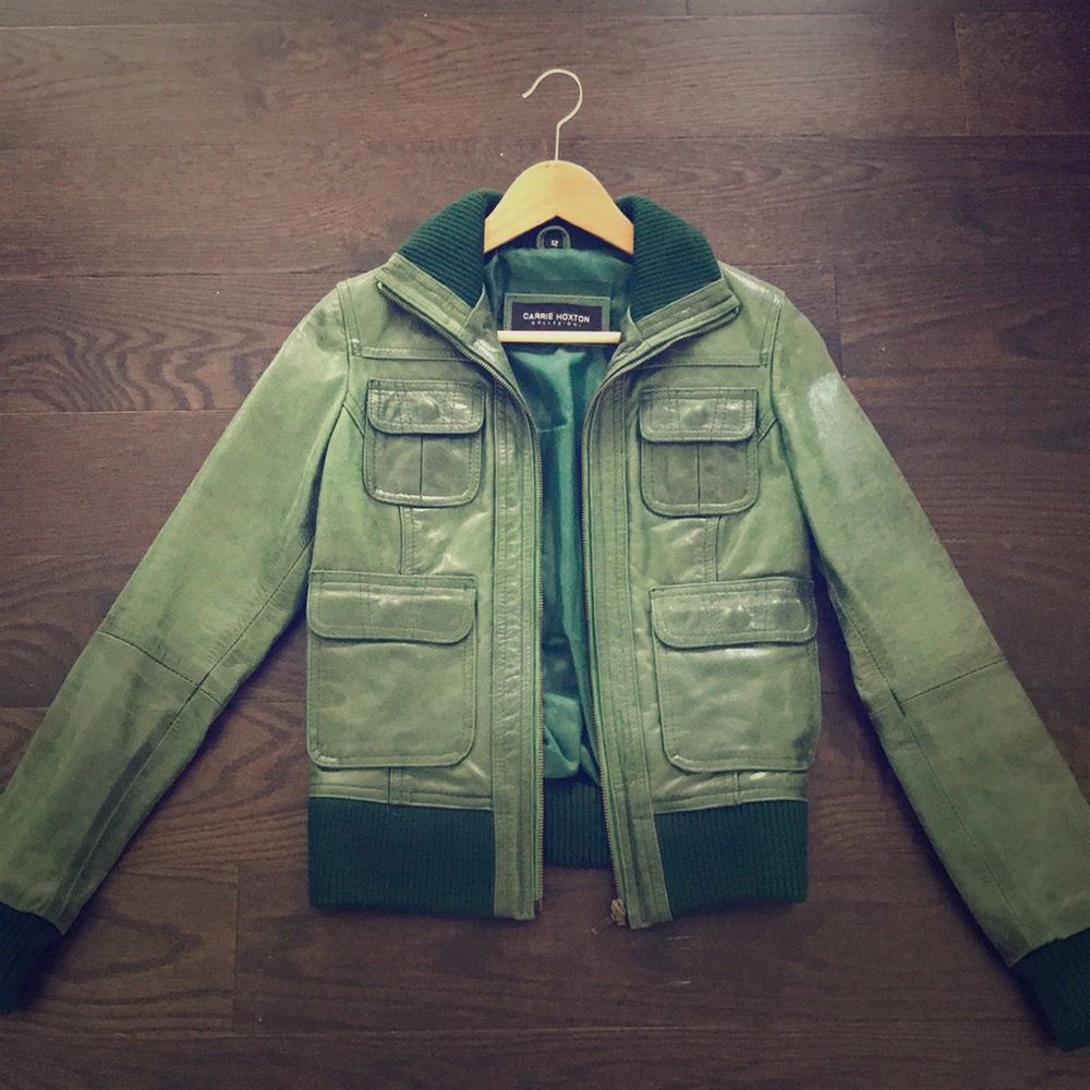 Green Leather Jacket
